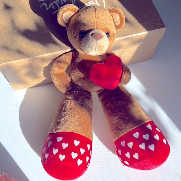 Bestever Other - Bestever Funny Feet bear with a heart Toy Stuffed Plush